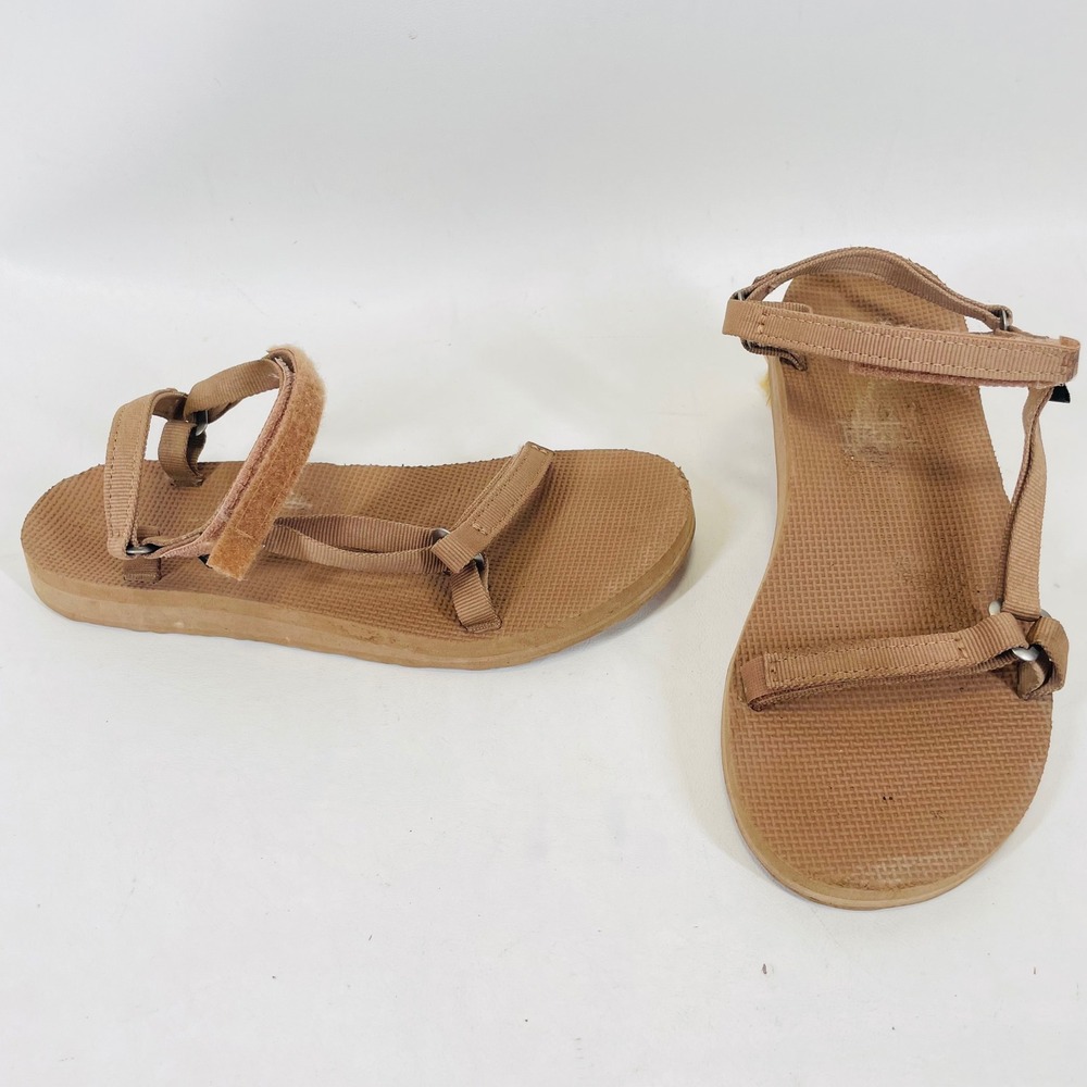 Teva Original Universal Sandals Womens 7 Sesame Tan Strappy Hiking 1003987